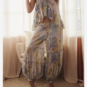 Anthropologie Tiered Balloon Pants